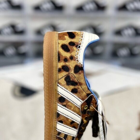 Adidas Wales Bonner Samba Pony Leopard Print - Picture 7 of 10
